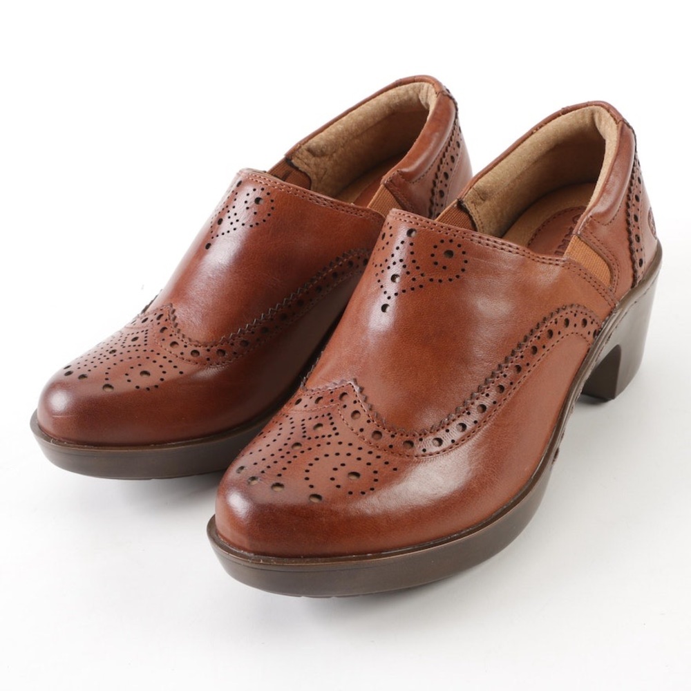 Ariat Bradford Leather Wingtip Style Platform | Clog Bootie | 7.5 b - Picture 2 of 11